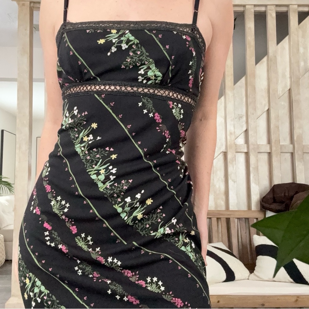 SOLD VTG BCBG Midi Slip Dress